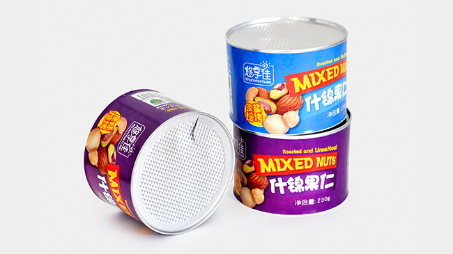 易撕蓋食品紙罐 易撕蓋食品紙罐