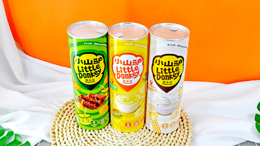 爆米花紙罐包裝