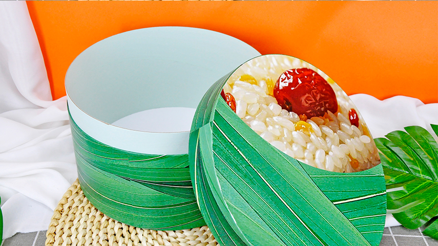 圓形粽子禮盒包裝