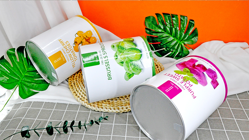 蔬菜干紙罐包裝